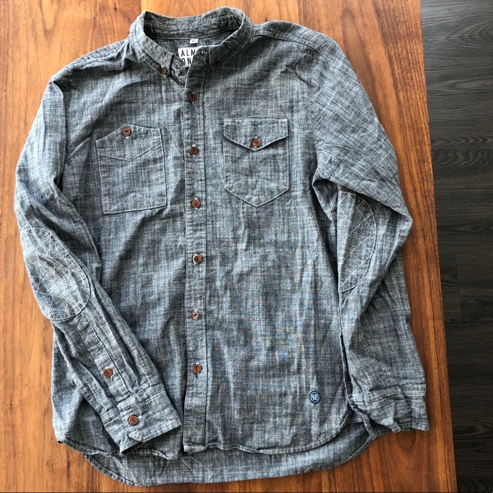 Almond Button Up